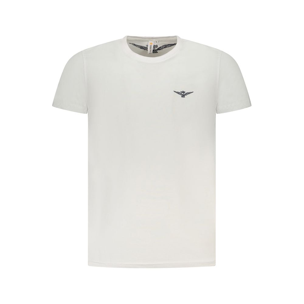 Accademia Militare Bianco Baumwoll-T-Shirt für Herren