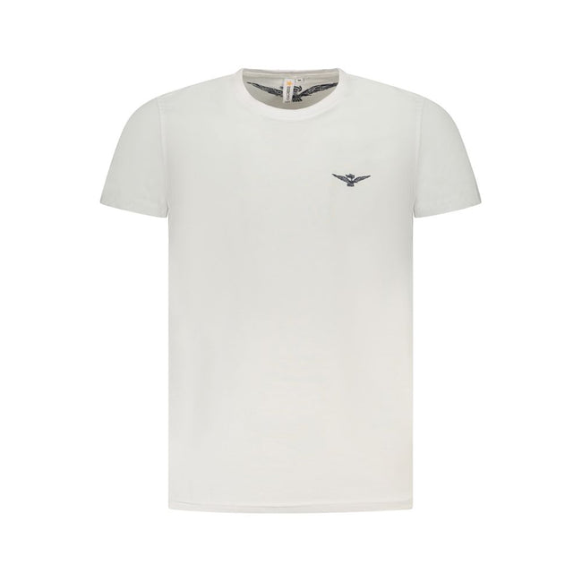 Accademia Militare Bianco Baumwoll-T-Shirt für Herren