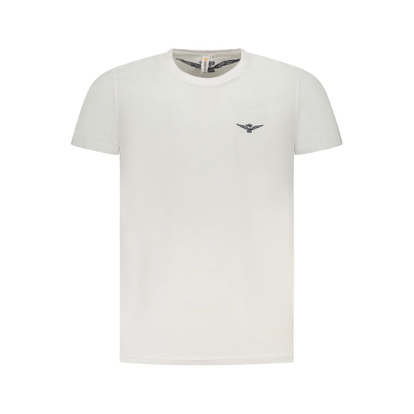 Accademia Militare Bianco Baumwoll-T-Shirt für Herren