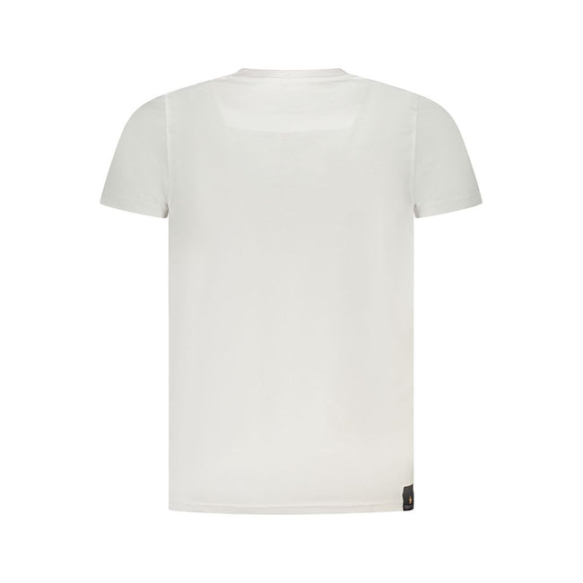 Accademia Militare Bianco Baumwoll-T-Shirt für Herren