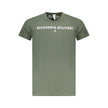 Accademia Militare Verde Baumwoll-T-Shirt für Herren