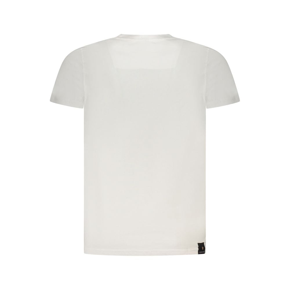 Accademia Militare Weißes Herren-T-Shirt aus Baumwolle