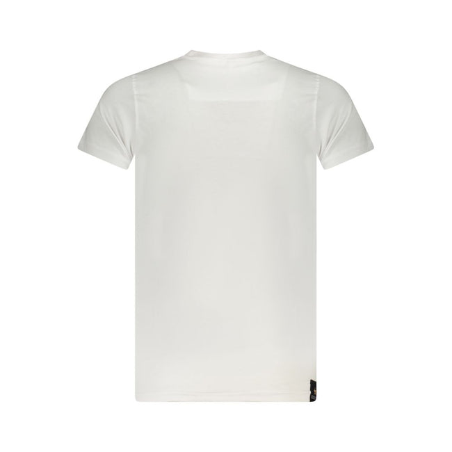 Accademia Militare Weißes Herren-T-Shirt aus Baumwolle
