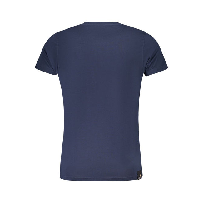 Accademia Militare Blaues Baumwoll-T-Shirt für Herren