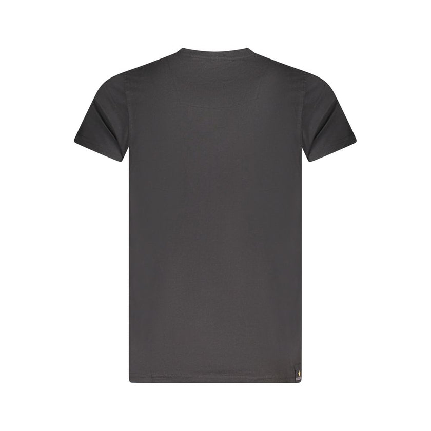 Accademia Militare Schwarzes Baumwoll-T-Shirt für Herren
