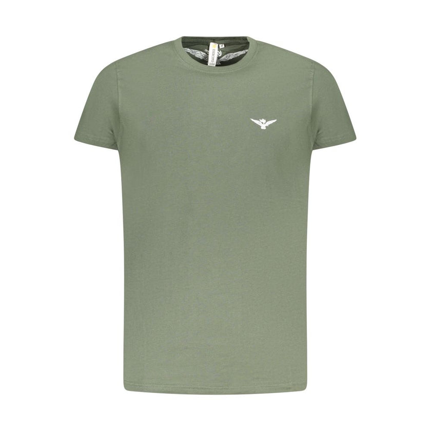 Accademia Militare Verde Baumwoll-T-Shirt für Herren