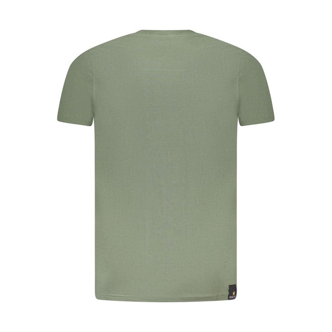 Accademia Militare Verde Baumwoll-T-Shirt für Herren