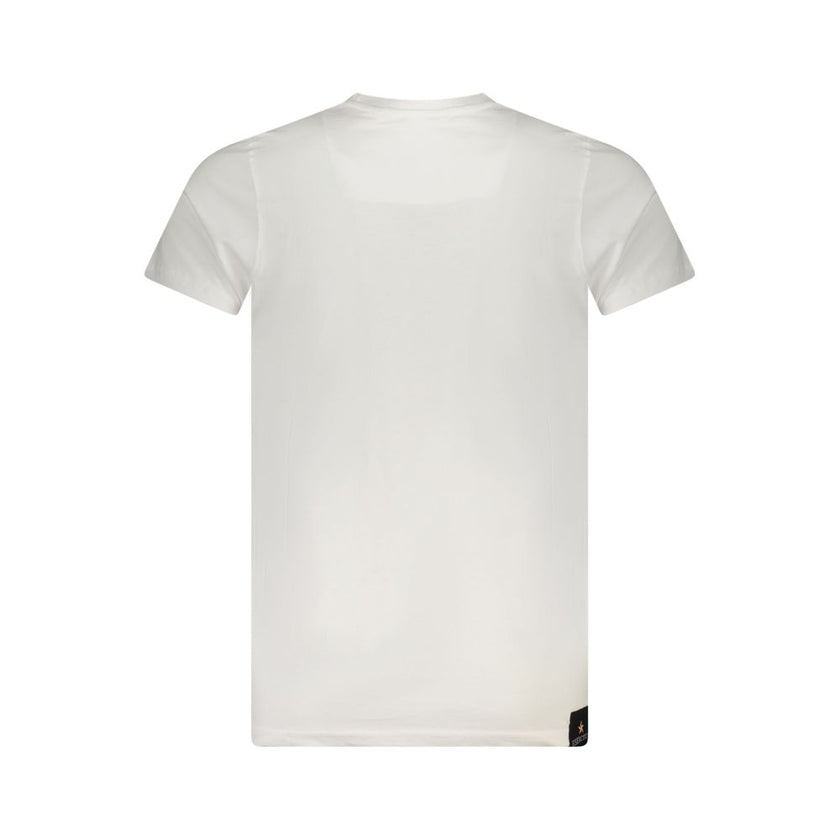 Accademia Militare Bianco Baumwoll-T-Shirt für Herren
