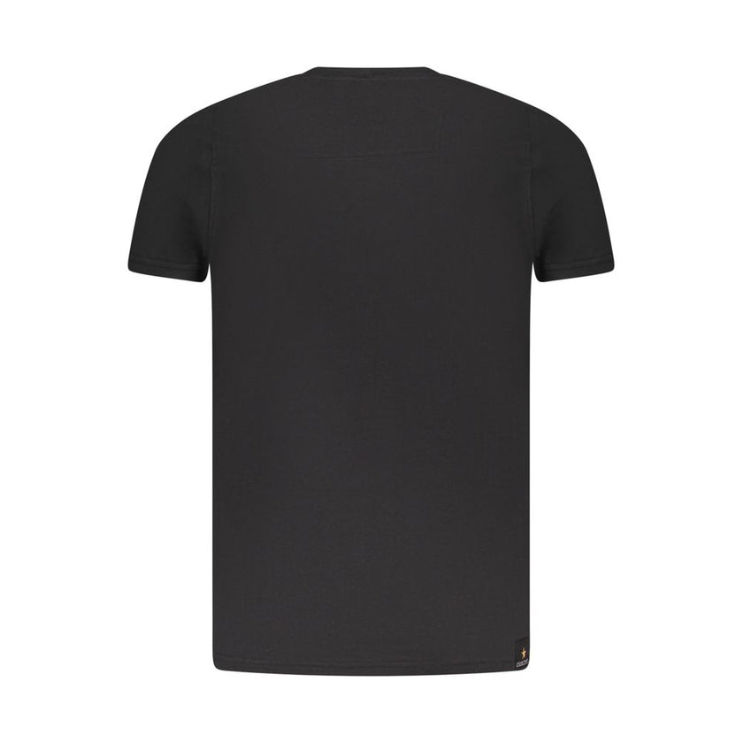 Accademia Militare Schwarzes Baumwoll-T-Shirt für Herren