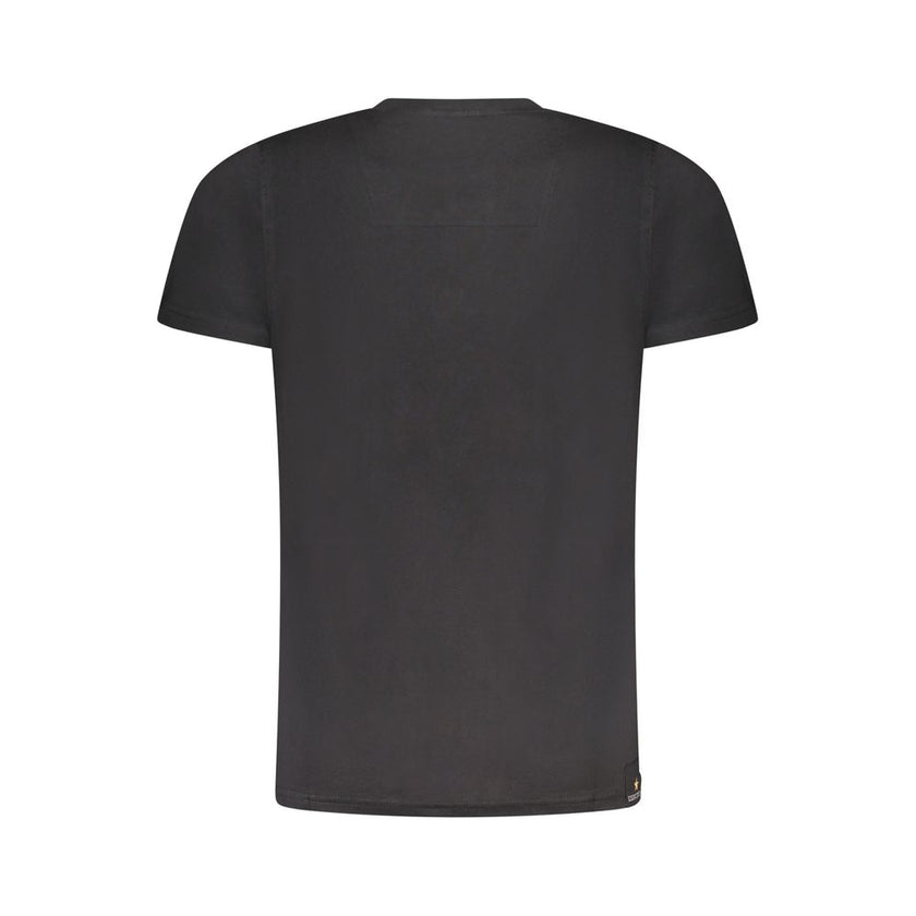 Esercito 1659 Schwarzes Baumwoll-T-Shirt für Herren
