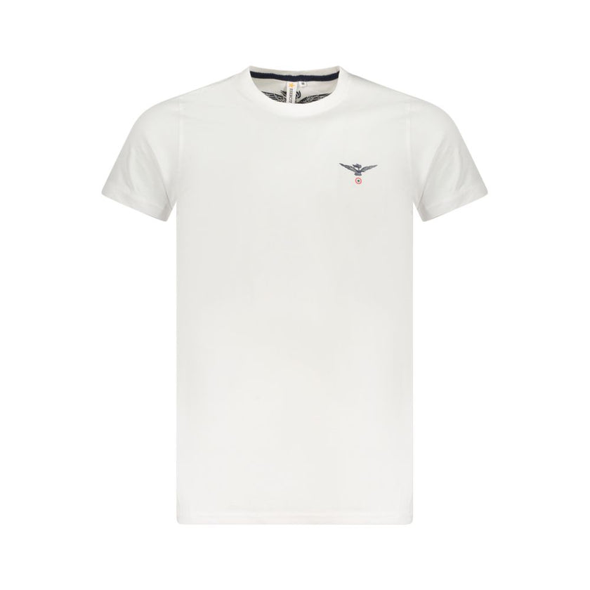Accademia Militare Bianco Baumwoll-T-Shirt für Herren