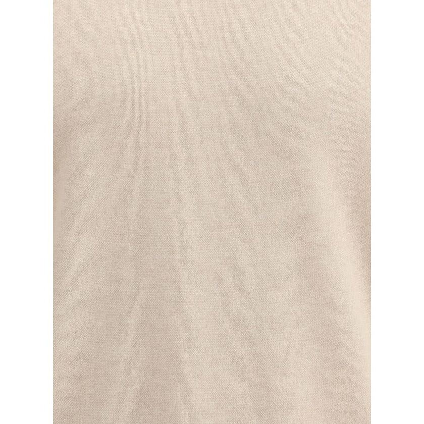 Brunello Cucinelli Beiger Kaschmirpullover