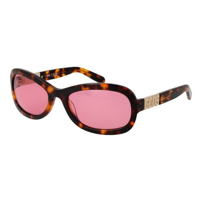 GCDS Braune Sonnenbrille aus Azetat