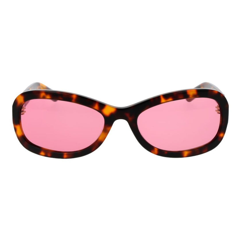 GCDS Braune Sonnenbrille aus Acetat