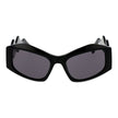 GCDS Schwarze Sonnenbrille aus Acetat