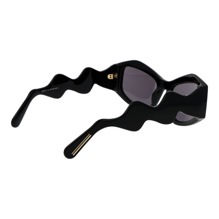 GCDS Schwarze Sonnenbrille aus Acetat