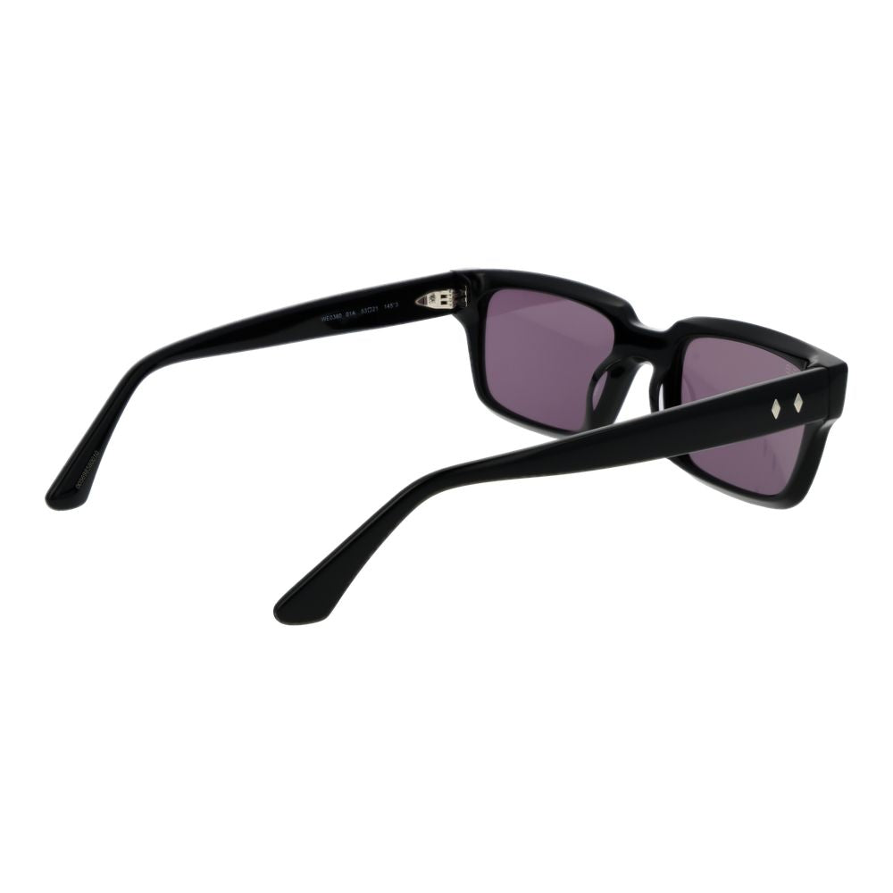 Web Schwarze Acetat-Sonnenbrille