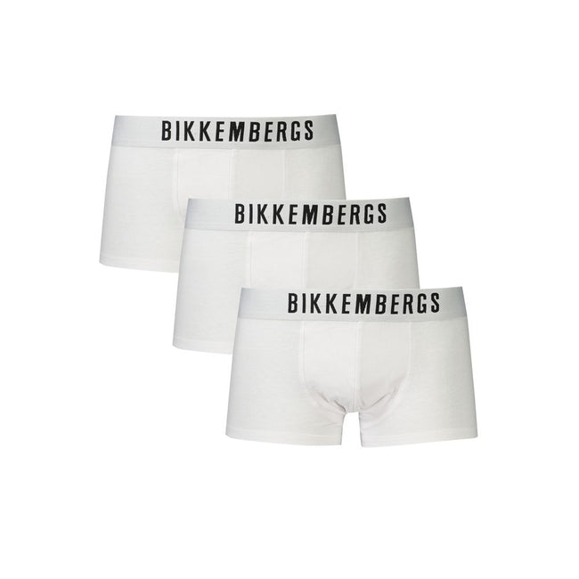 Bikkembergs Weiße Baumwollunterwäsche