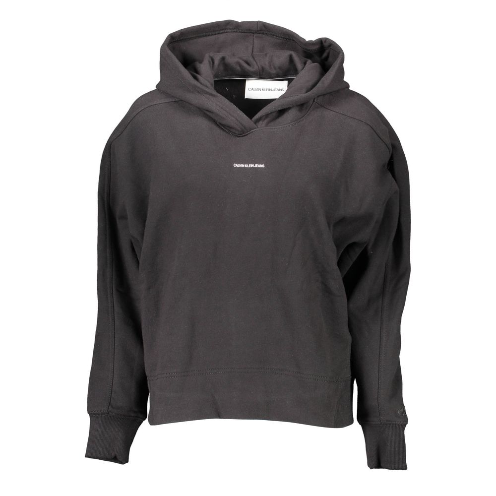 Calvin Klein Women's Black Cotton Hoodie