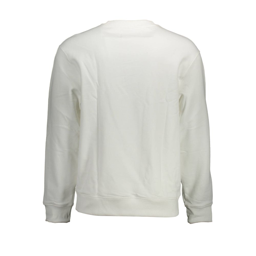 Calvin Klein Men's White Cotton Sweatshirt