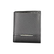 Calvin Klein Schwarzes Leder Portemonnaie