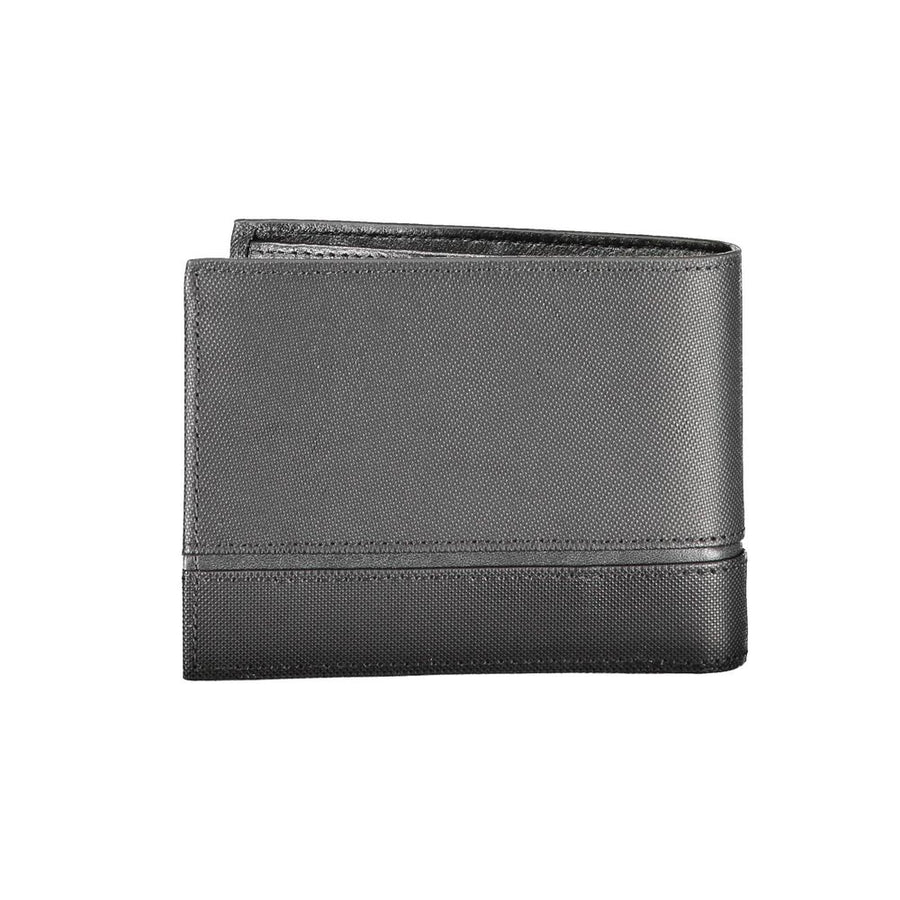 Calvin Klein Schwarzes Leder Portemonnaie für Herren