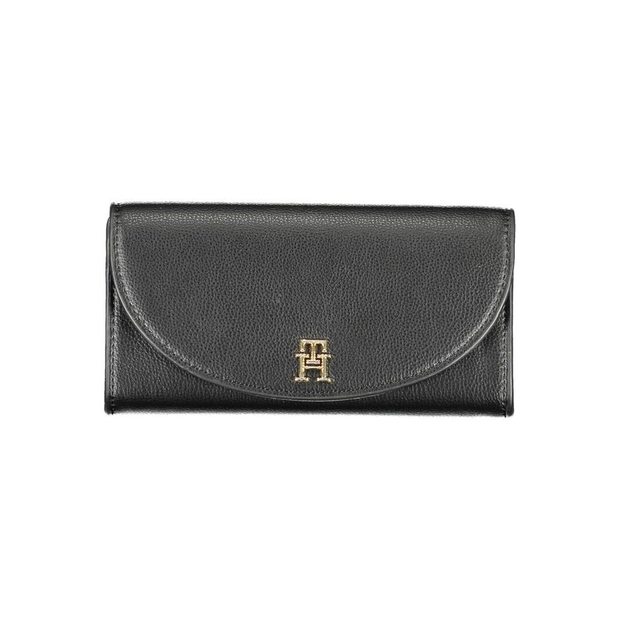 Tommy Hilfiger Schwarze Geldbörse aus Polyurethan für Damen