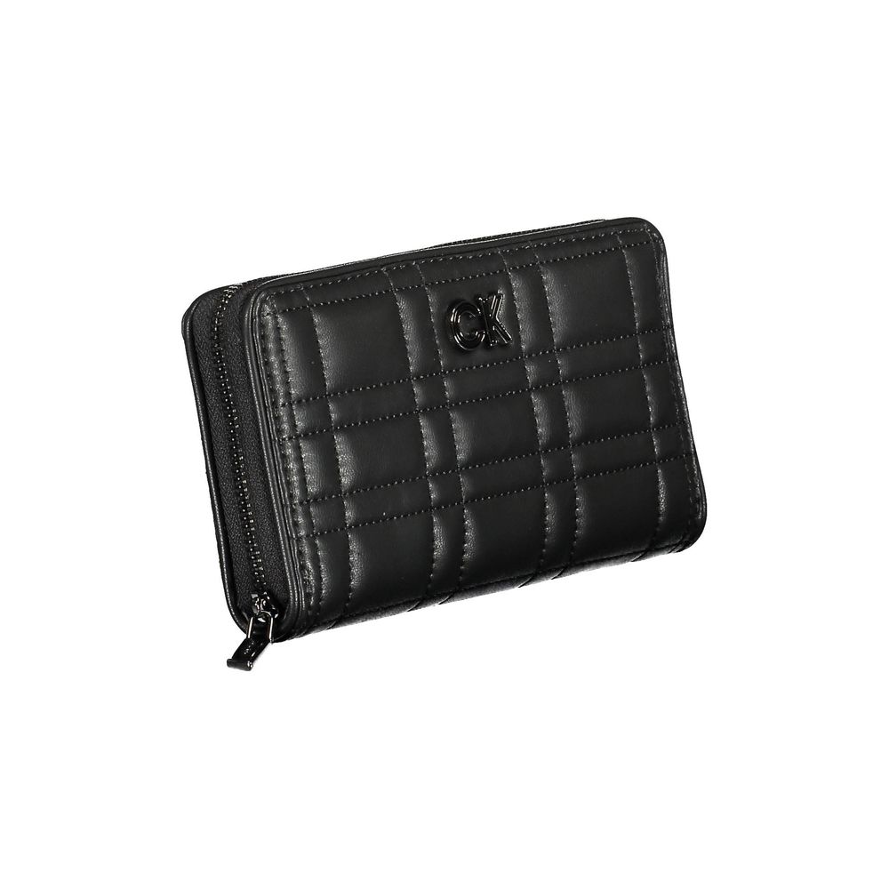 Calvin Klein Nero Damen Geldbörse aus Polyurethan