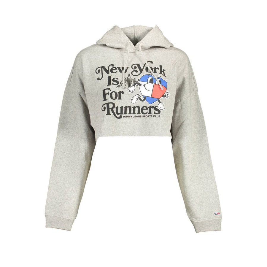 Tommy Hilfiger Women's Gray Cotton Sweatshirt