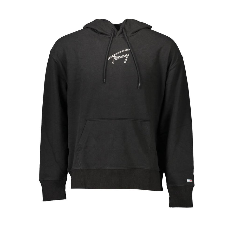 Tommy Hilfiger Schwarzer Herrenpullover aus Baumwolle