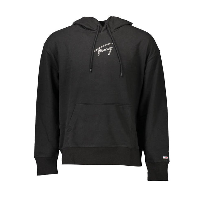 Tommy Hilfiger Schwarzer Herrenpullover aus Baumwolle