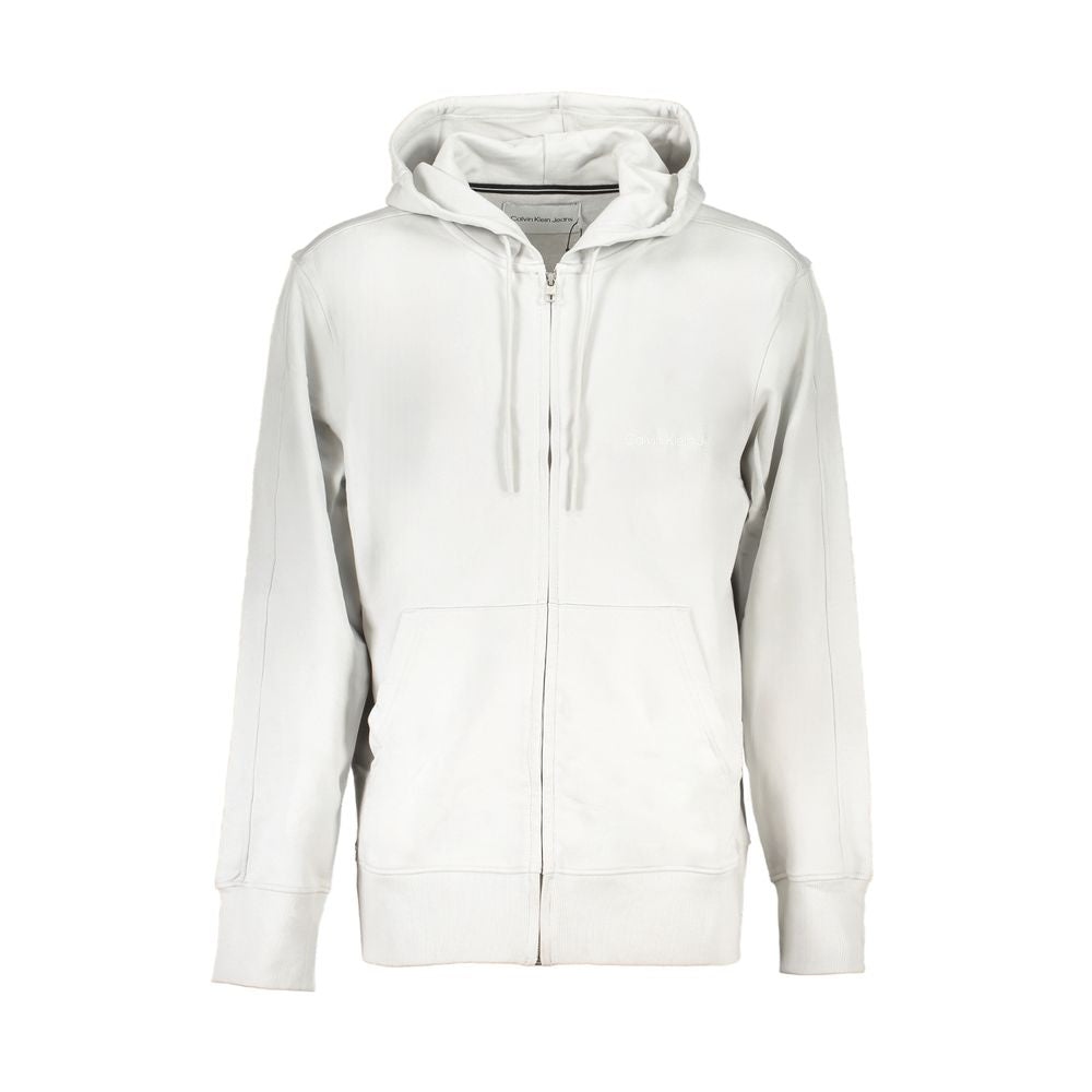 Calvin Klein Men's Grey Cotton Sweatshirt