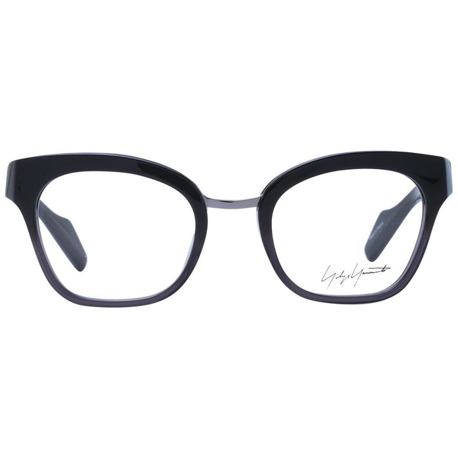 Yohji Yamamoto Schwarze Brille aus Acetat (Gestell)