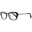 Yohji Yamamoto burgunderfarbene Brille aus Metall und Kunststoff (Fassungen)