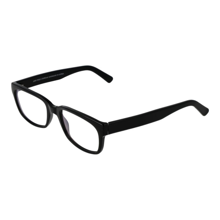 Andy Wolf Schwarze Brille aus Acetat (Gestell)