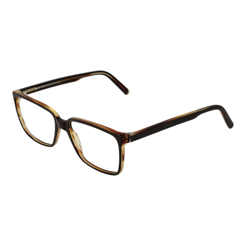 Andy Wolf Braune Brille aus Acetat (Gestell)