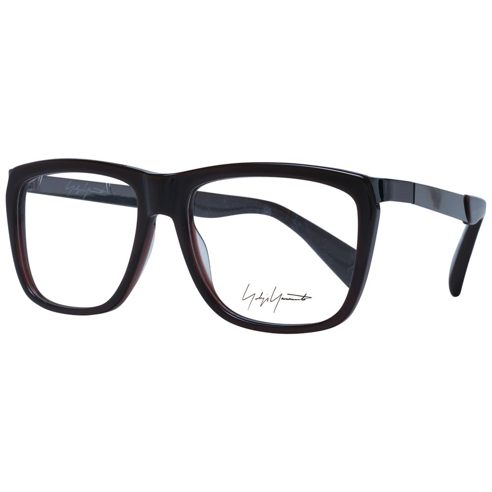 Yohji Yamamoto brown acetate glasses