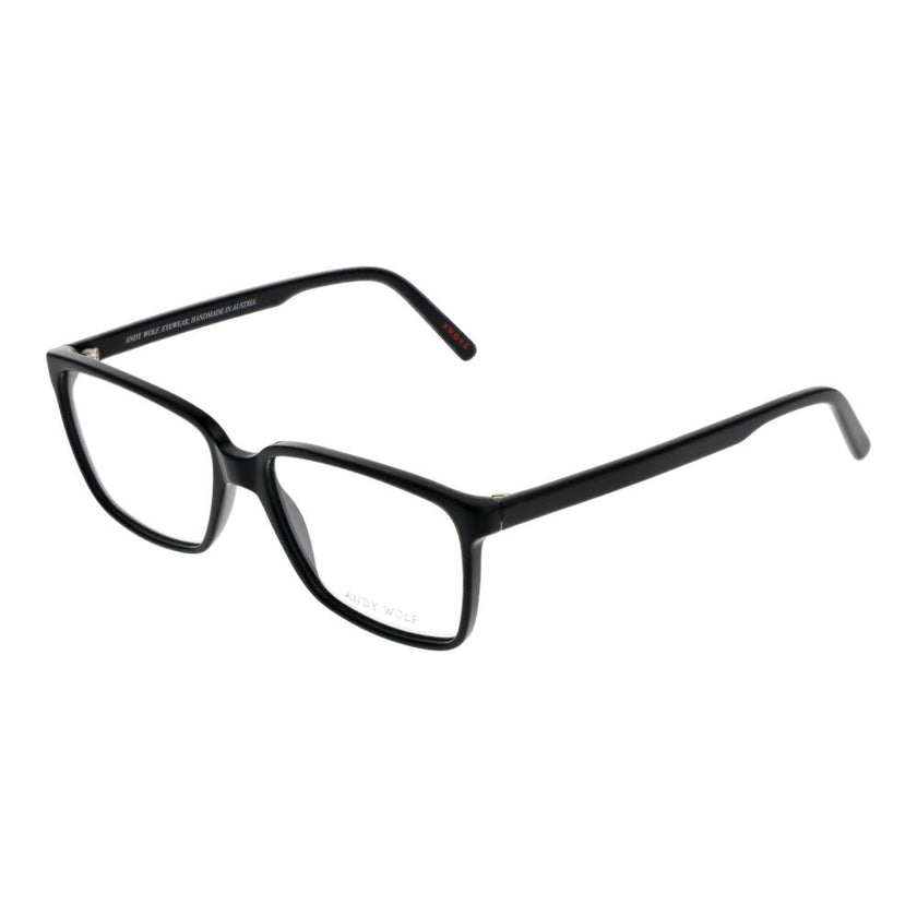 Andy Wolf Schwarze Brille aus Acetat (Gestell)