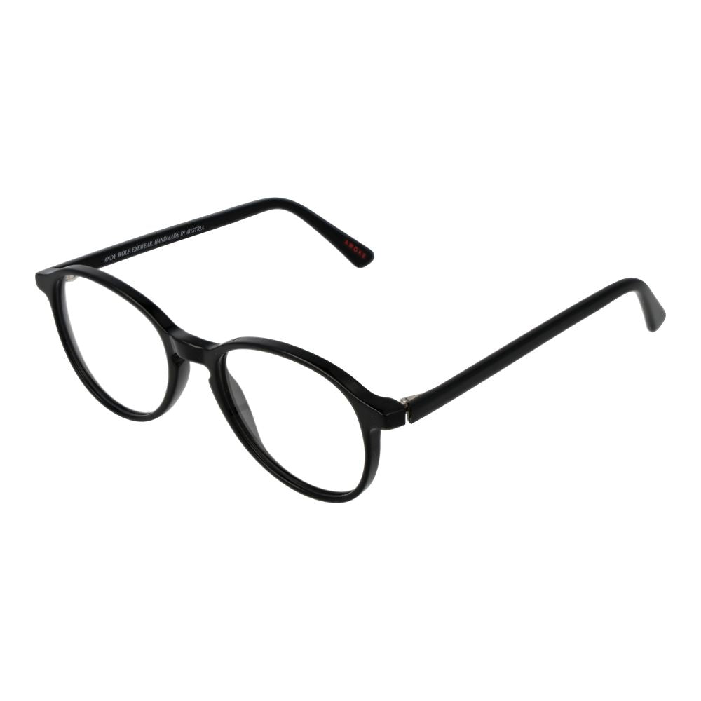Andy Wolf Schwarze Brille aus Acetat (Gestell)