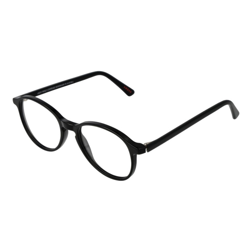 Andy Wolf Schwarze Brille aus Acetat (Gestell)