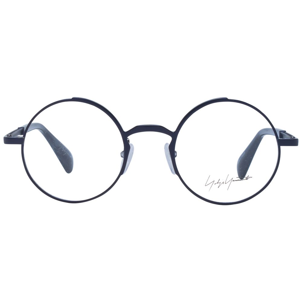 Yohji Yamamoto blue metal glasses frame