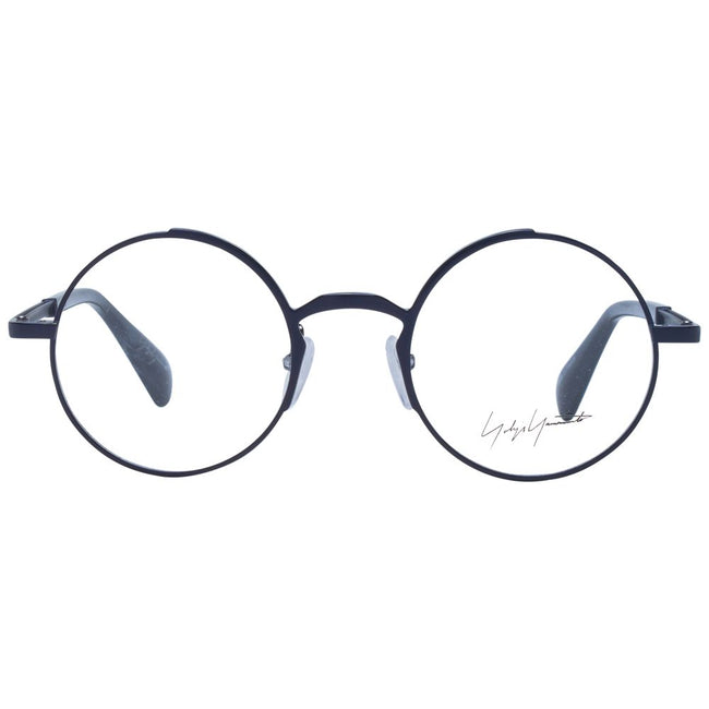 Yohji Yamamoto blue metal glasses frame