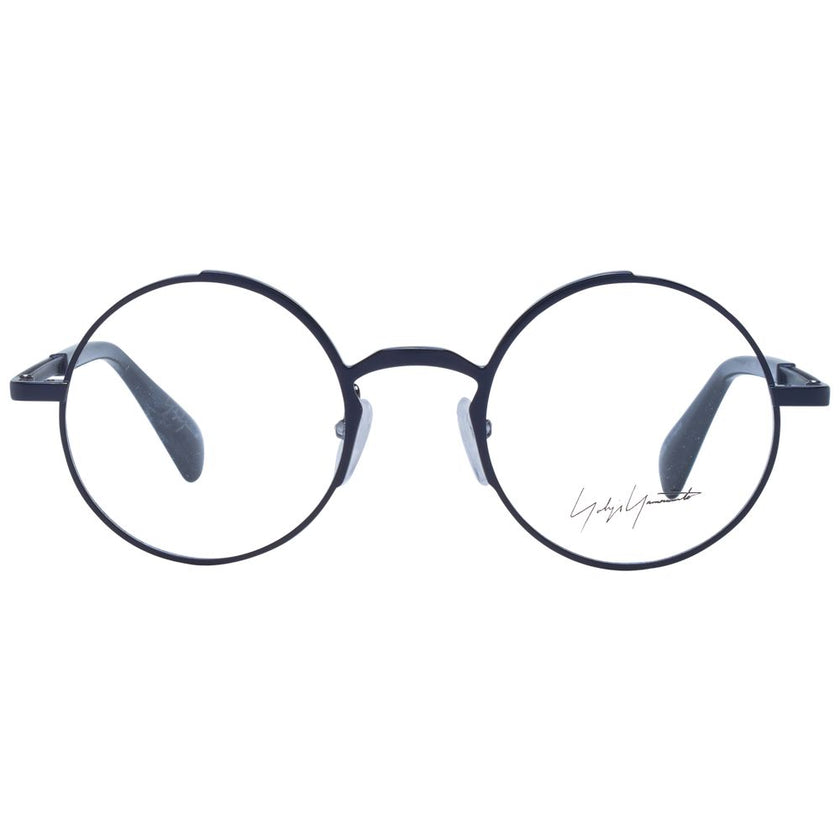 Yohji Yamamoto blue metal glasses frame