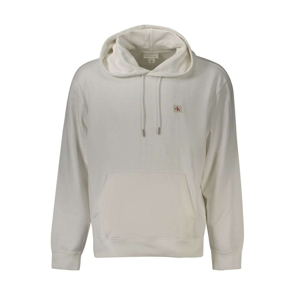 Calvin Klein Men's White Cotton Sweatshirt