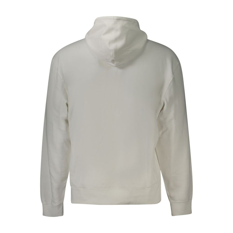 Calvin Klein Weißes Herren-Sweatshirt aus Baumwolle