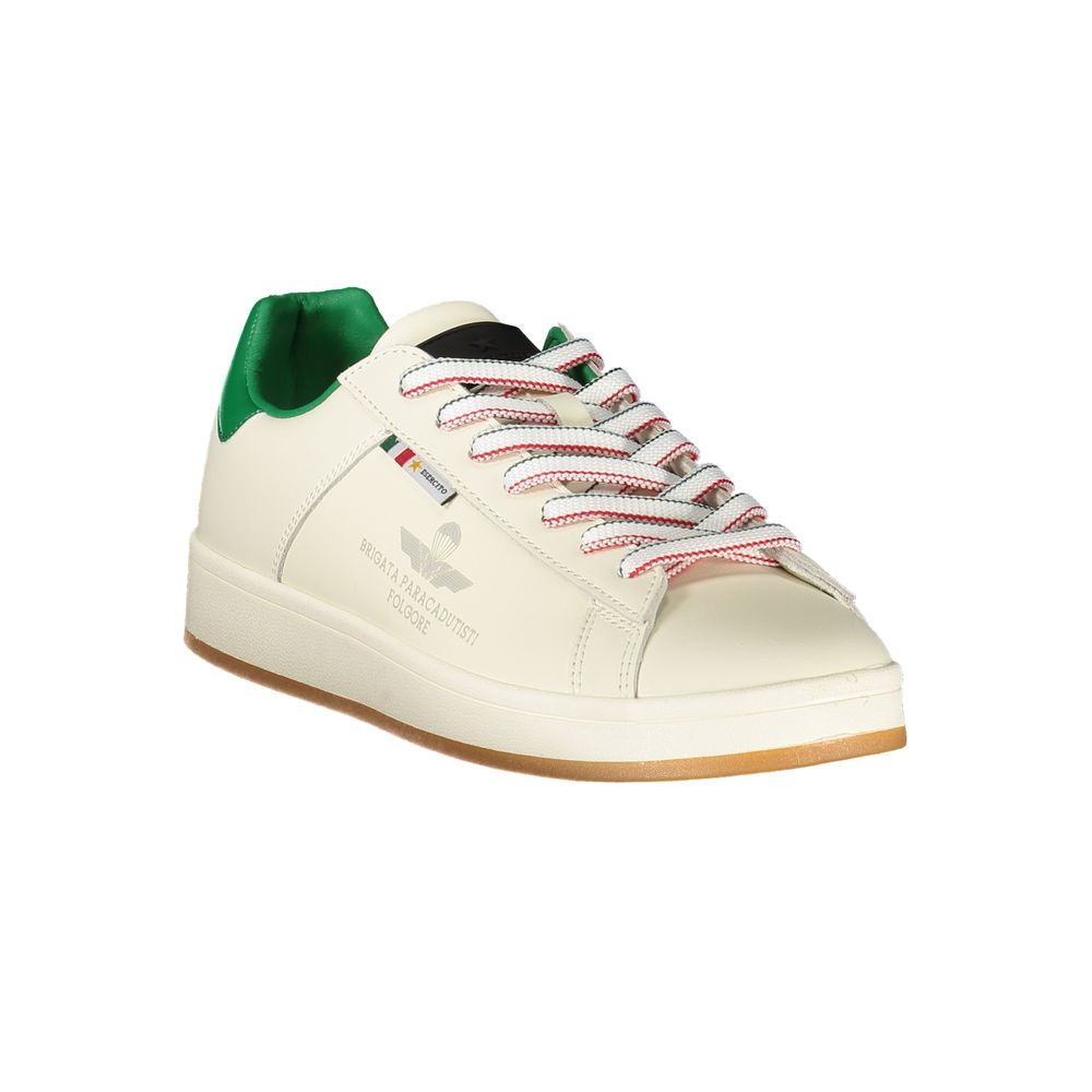 Esercito 1659 Weißer Herren-Sneaker aus Polyurethan