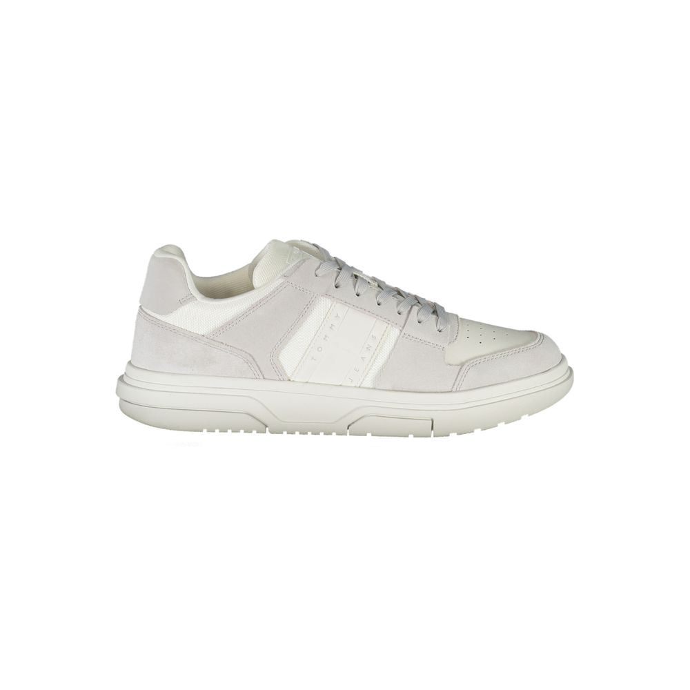 Tommy Hilfiger Men's White Polyurethane Sneaker