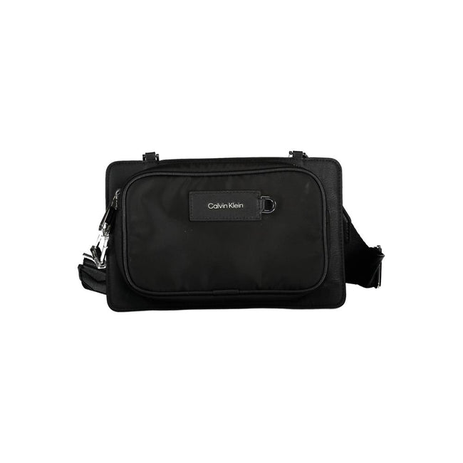 Calvin Klein Schwarze Polyester Handtasche