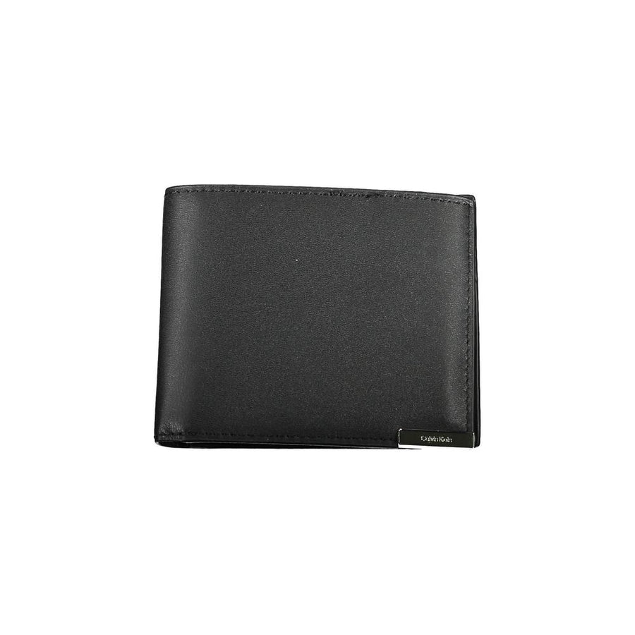 Calvin Klein Schwarzes Portemonnaie aus Polyethylen