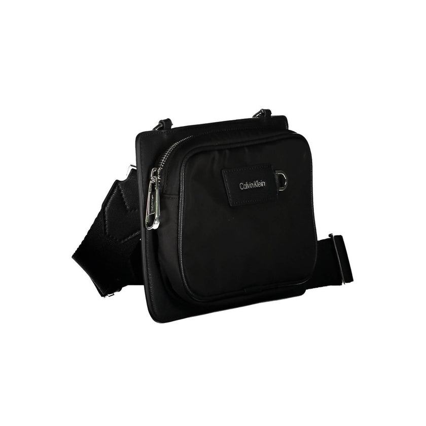 Calvin Klein Schwarze Polyester Handtasche